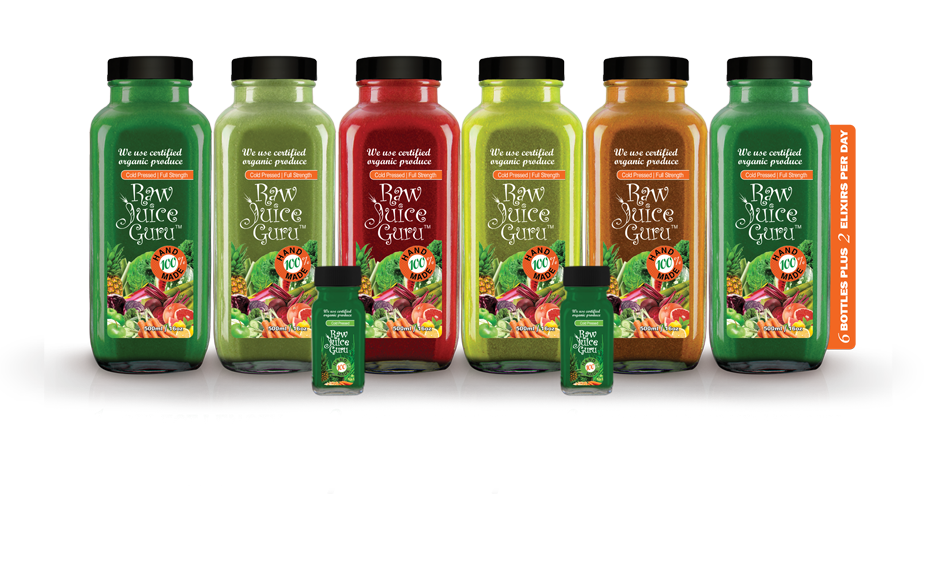 All Natural Raw Juice Cleanse - Cold-Pressed Juice